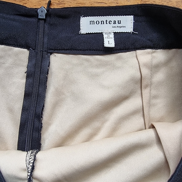 Monteau Black Embroidered Lace Shorts - Picture 7 of 8